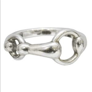 Hermes Sterling Silver Ring